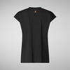 Kadın T-shirt Siyah - Micah
