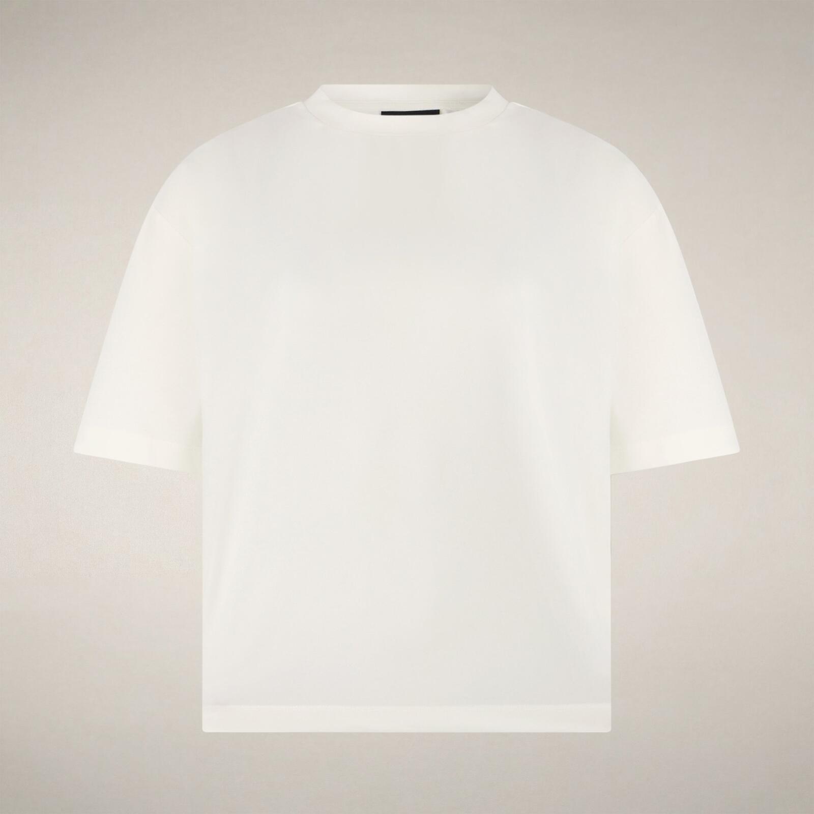 Kadın T-Shirt Kırık Beyaz-Lina