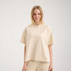 Kadın Kum Beji Oversized T-shirt
