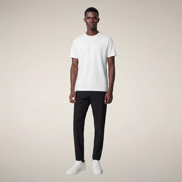 Erkek T-Shirt Beyaz-Adelmar