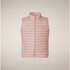 Çocuk Yelek Pastel Pembe-Dolin