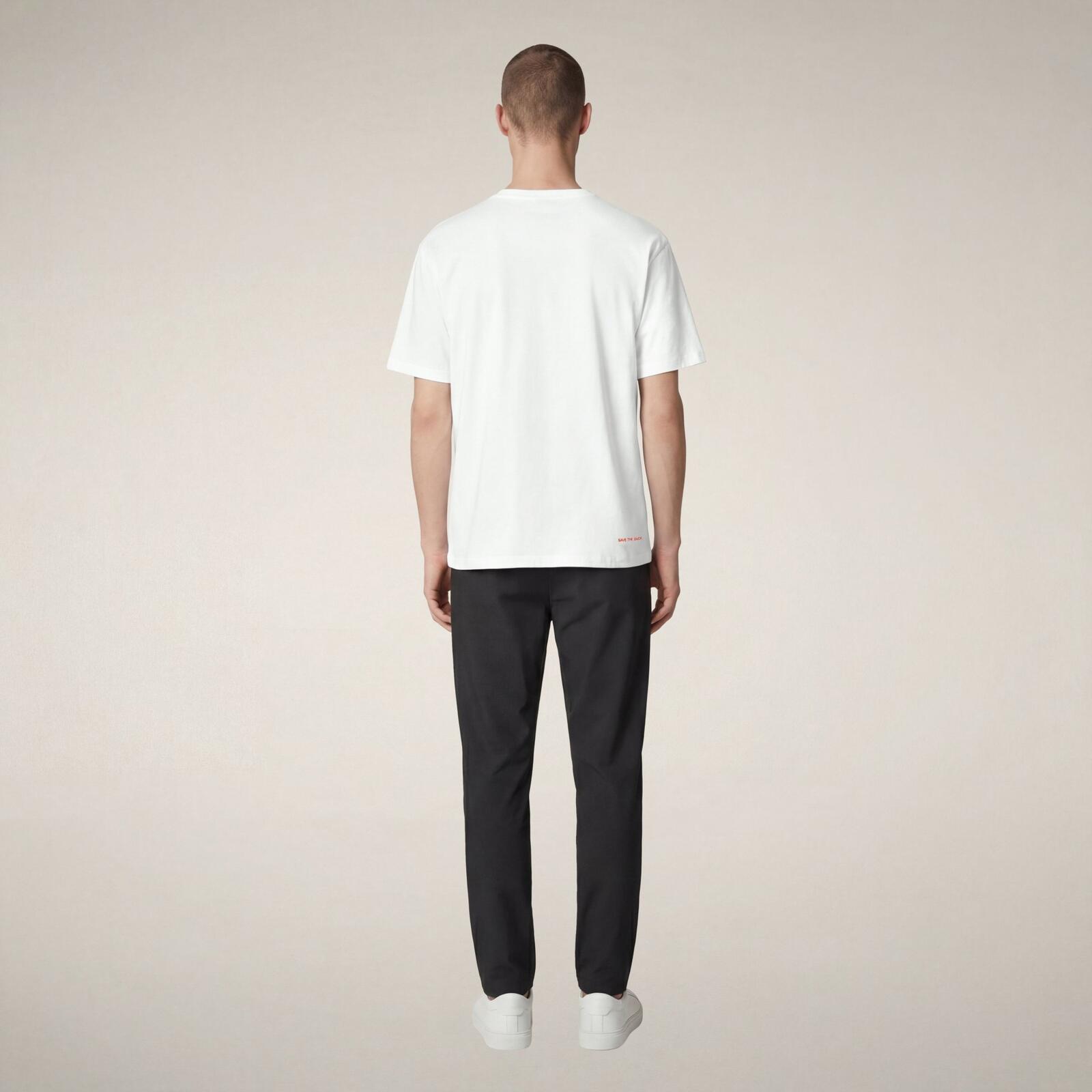 Erkek T-shirt Beyaz - Adelmar
