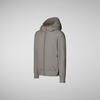 Çocuk Fermuarlı Sweatshirt Gri - Cassius