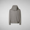 Çocuk Fermuarlı Sweatshirt Gri - Cassius