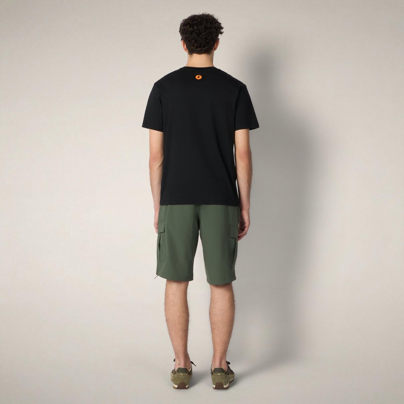 Erkek T-Shirt Siyah-Bern
