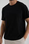 Erkek T-shirt Siyah - Clem