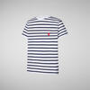 Çocuk Çizgili T-shirt Lacivert - Fox