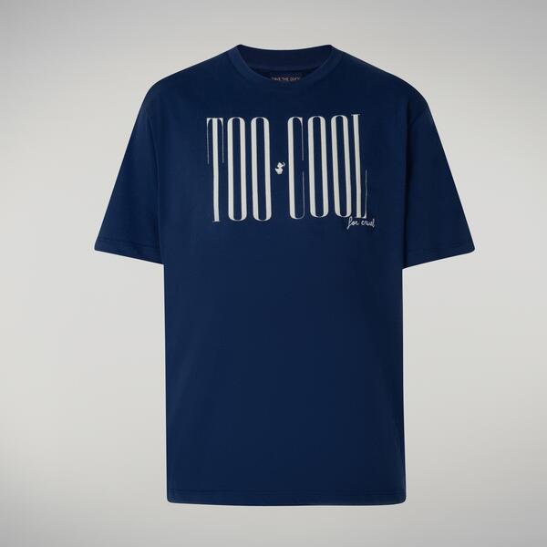 Erkek T-shirt Mavi - Osten