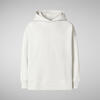 Unisex Kapüşonlu Sweatshirt Beyaz - Itea