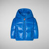 Unisex Çocuk Şişme Mont Mavi - Jody