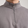 Erkek Koyu Gri Yarım Fermuarlı Sweatshirt