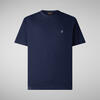 Erkek T-shirt Lacivert - Bram