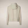 Kadın Kapüşonlu Sweatshirt Bej - Pear
