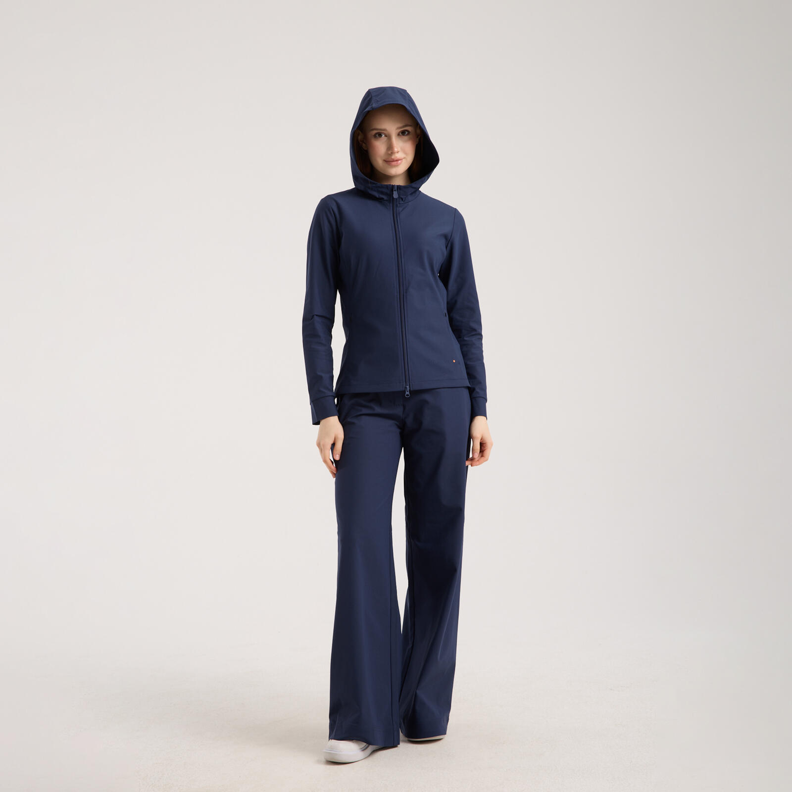 Kadın Fermuarlı Sweatshirt Lacivert - Arda