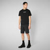 Erkek T-shirt Siyah - Nalo