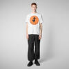 Erkek T-shirt Beyaz - Sabik