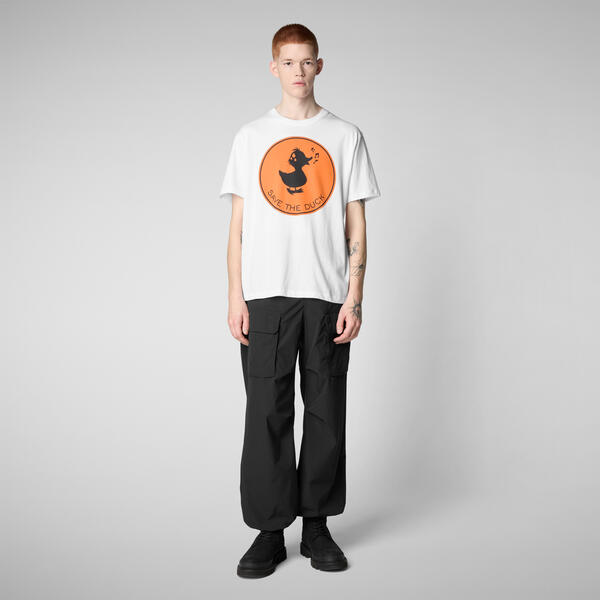 Erkek T-shirt Beyaz - Sabik