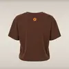 Kadın T-shirt Moka Kahverengi -SO DUCKING COOL