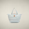 Unisex Orta Boy Shopper Çanta Mavi - Caron