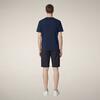 Erkek T-shirt Lacivert - Adelmar