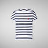 Çocuk Çizgili T-shirt Lacivert - Fox