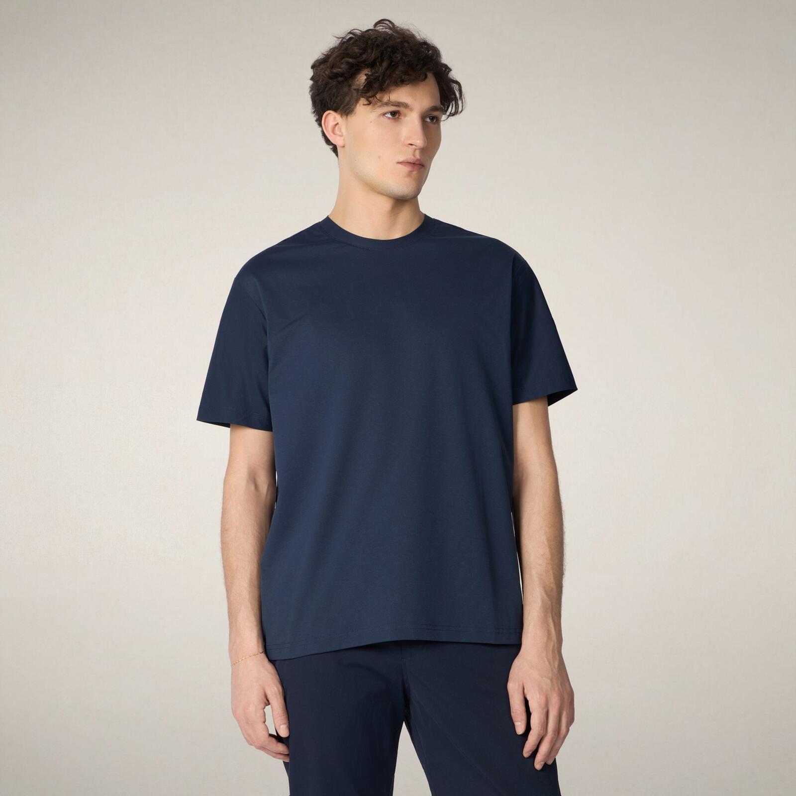 Erkek T-Shirt Lacivert-Gabe