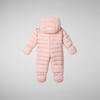 Unisex Çocuk Kapüşonlu Tulum Pembe - Storm