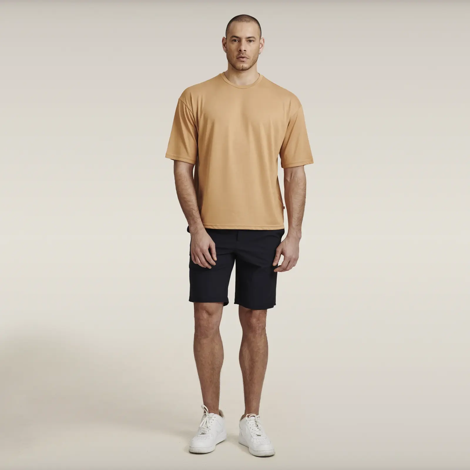 Açık Kahverengi Erkek Modal T-shirt