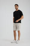 Erkek T-shirt Siyah - Clem