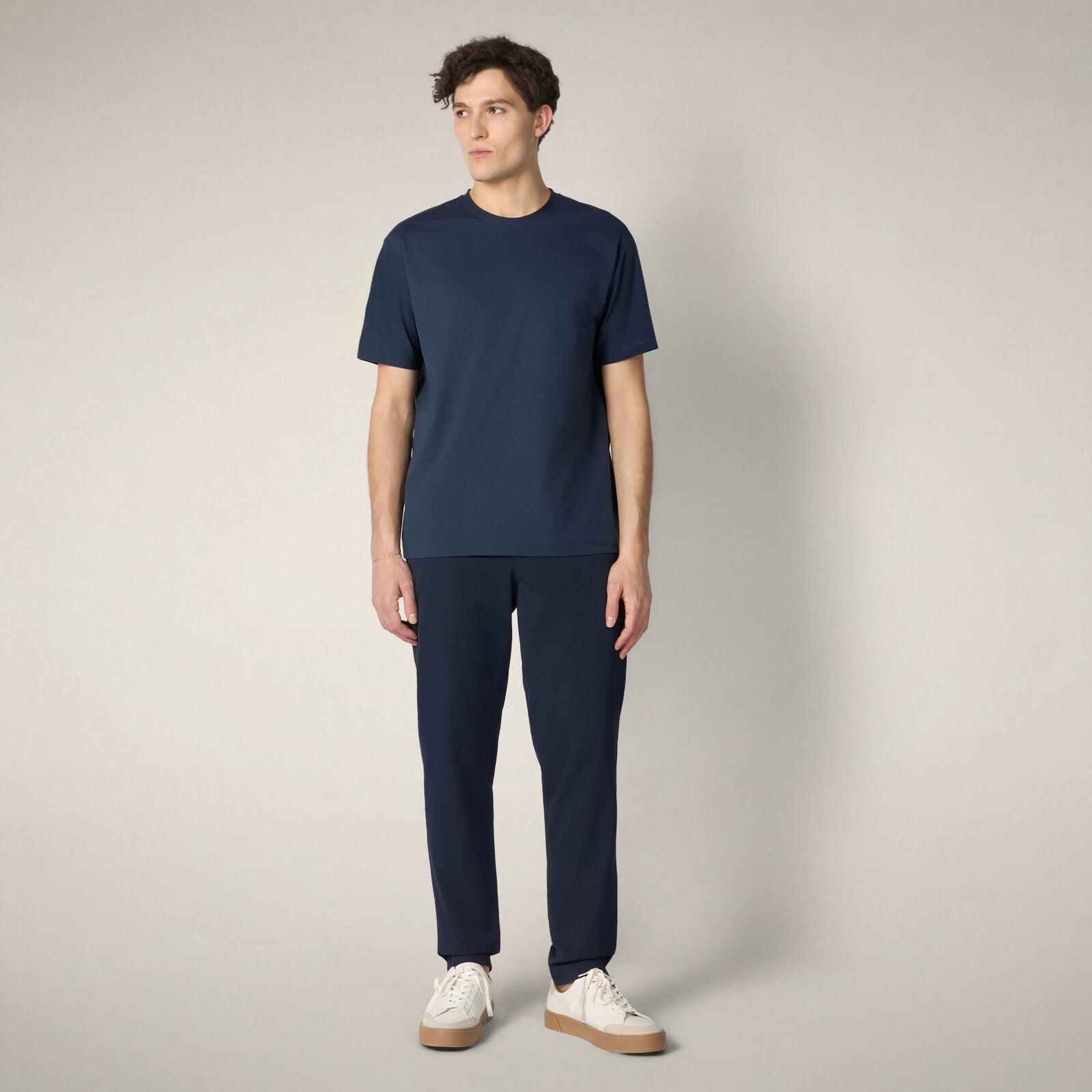 Erkek T-Shirt Lacivert-Gabe