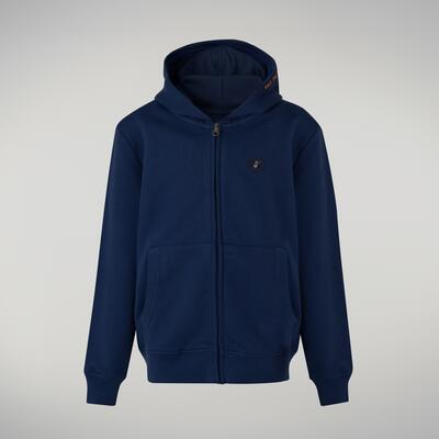 Çocuk Fermuarlı Sweatshirt Mavi - Gage