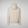 Erkek Fermuarlı Sweatshirt Bej - Luiz