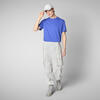 Erkek T-shirt Mavi - Bram