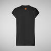 Kadın T-shirt Siyah - Fiora
