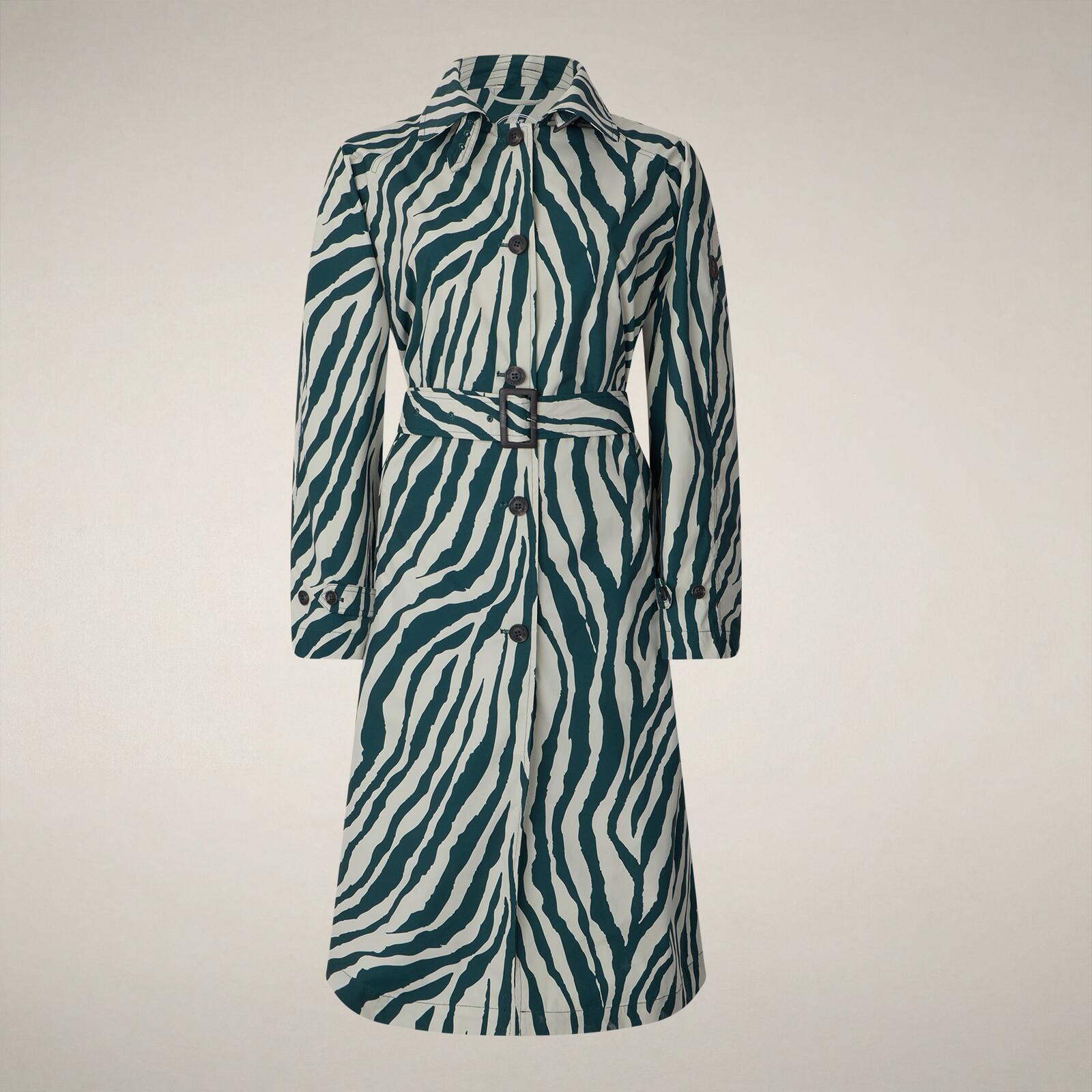 Kadın Trençkot Zebra-Danielle