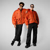 Unisex Bomber Ceket Turuncu - Usher