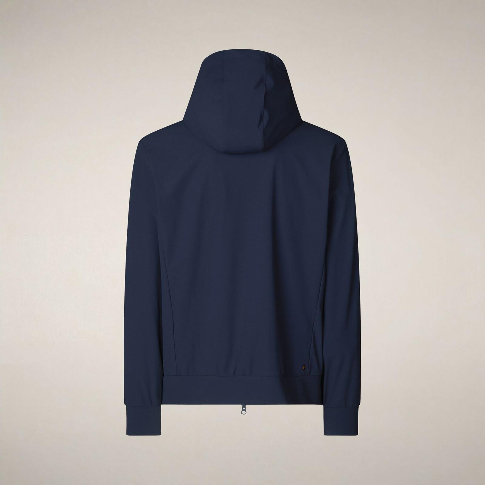 Erkek Fermuarlı Sweatshirt Lacivert - Luiz