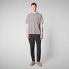 Erkek T-shirt Gri - Adelmar