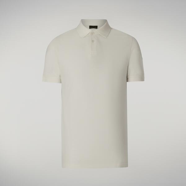 Erkek Polo Yaka T-shirt Beyaz - Orio