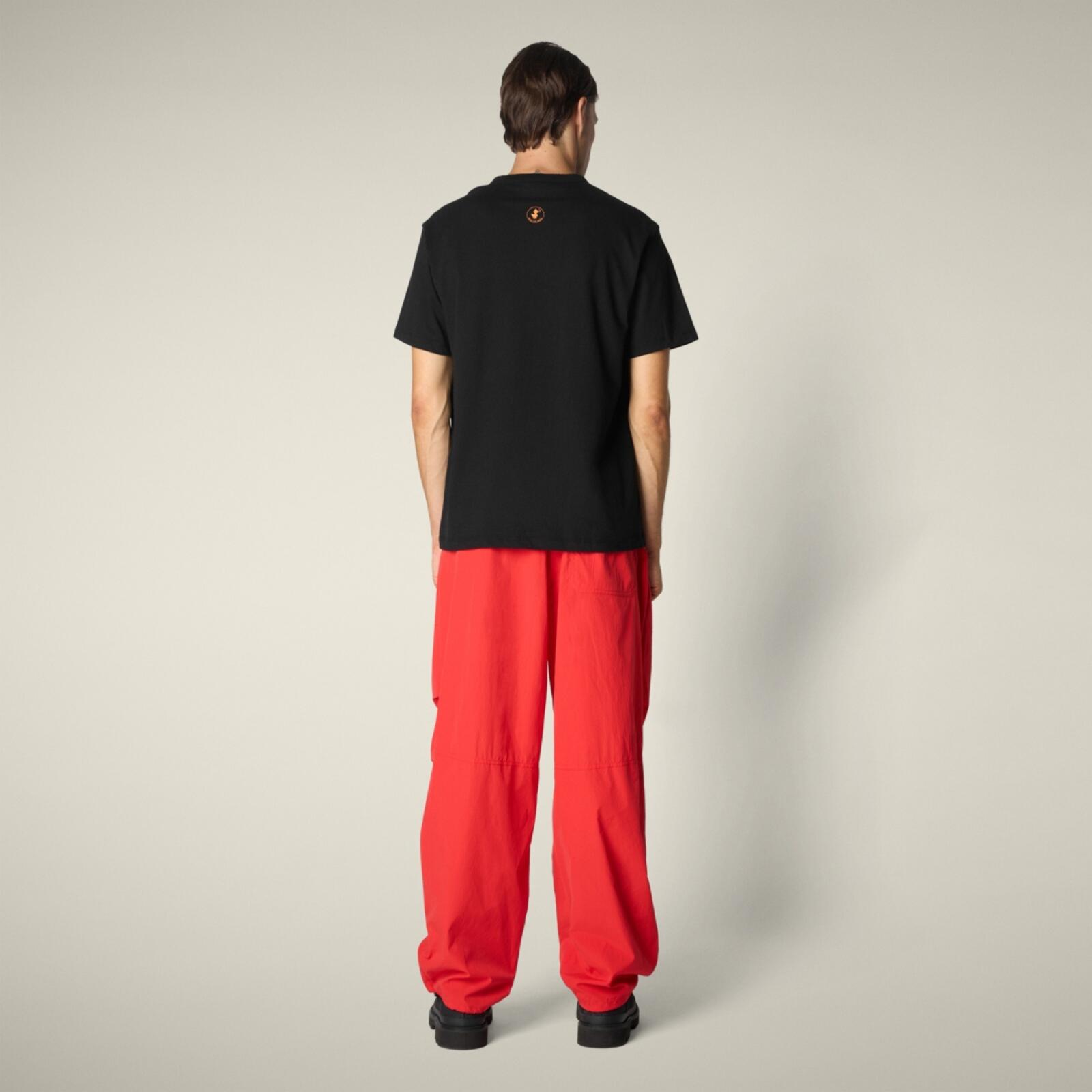 Erkek T-shirt Siyah - Rorik