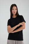 Kadın T-shirt Siyah - Iona