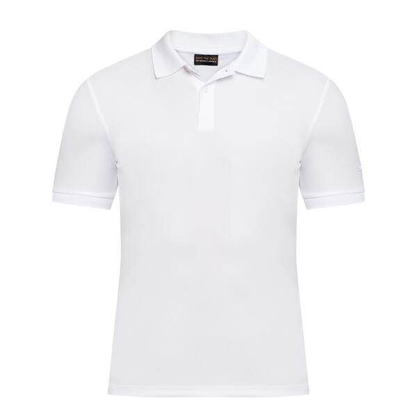 Erkek Beyaz Polo Active T-shirt