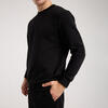 Erkek Siyah Bisiklet Yaka Sweatshirt