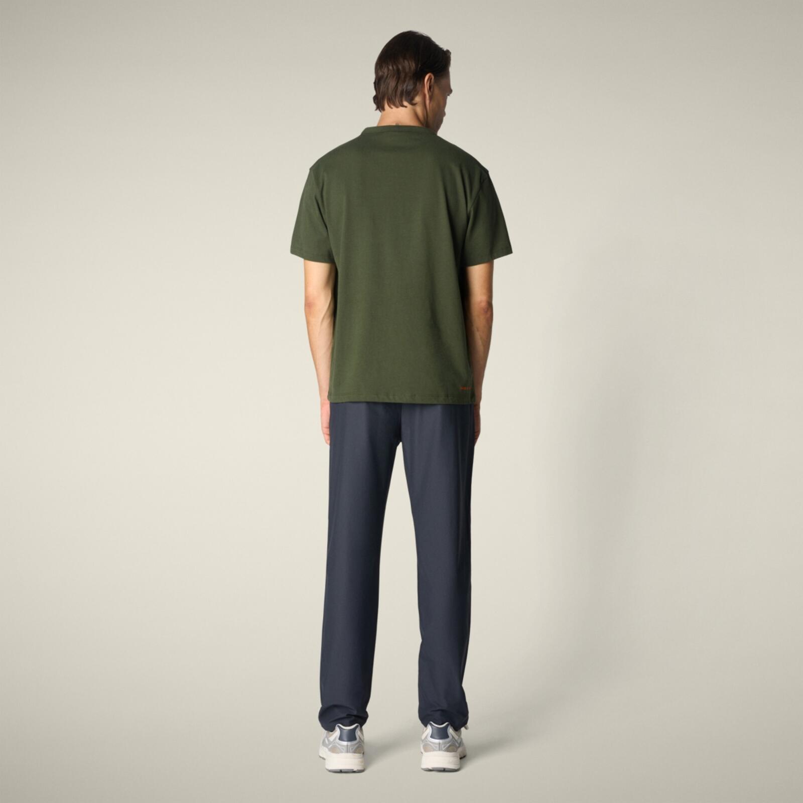 Erkek T-shirt Yeşil - Bram