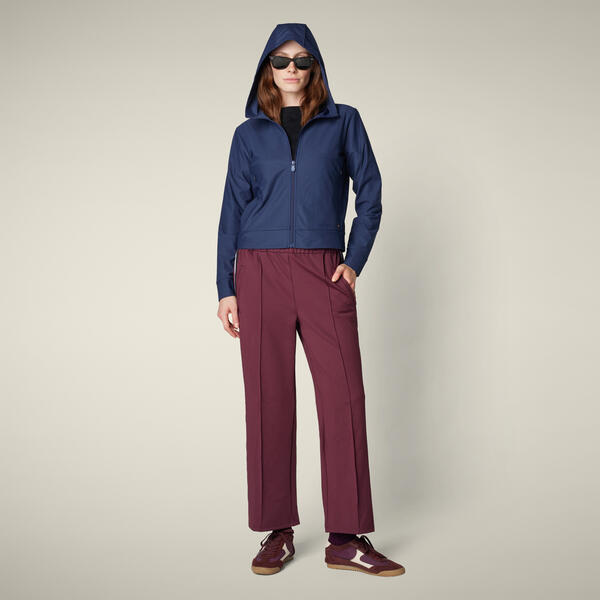 Kadın Kapüşonlu Sweatshirt Lacivert - Pear