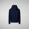 Çocuk Fermuarlı Sweatshirt Lacivert - Cassius