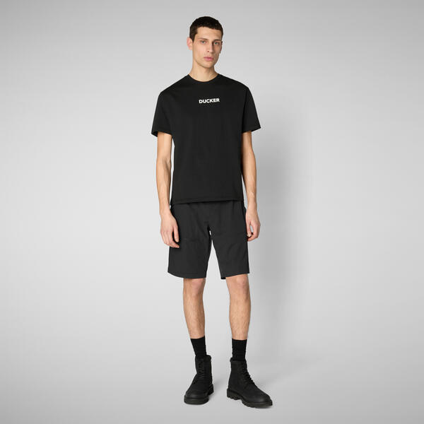 Erkek T-shirt Siyah - Nalo