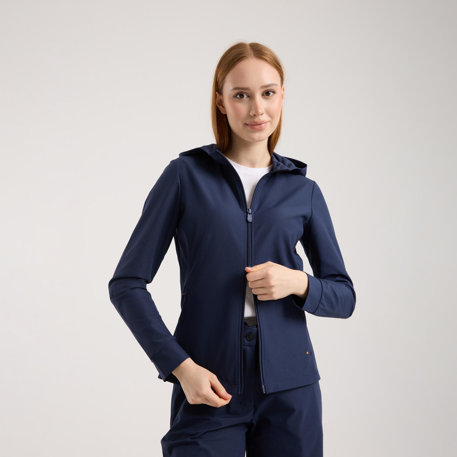 Kadın Fermuarlı Sweatshirt Lacivert - Arda