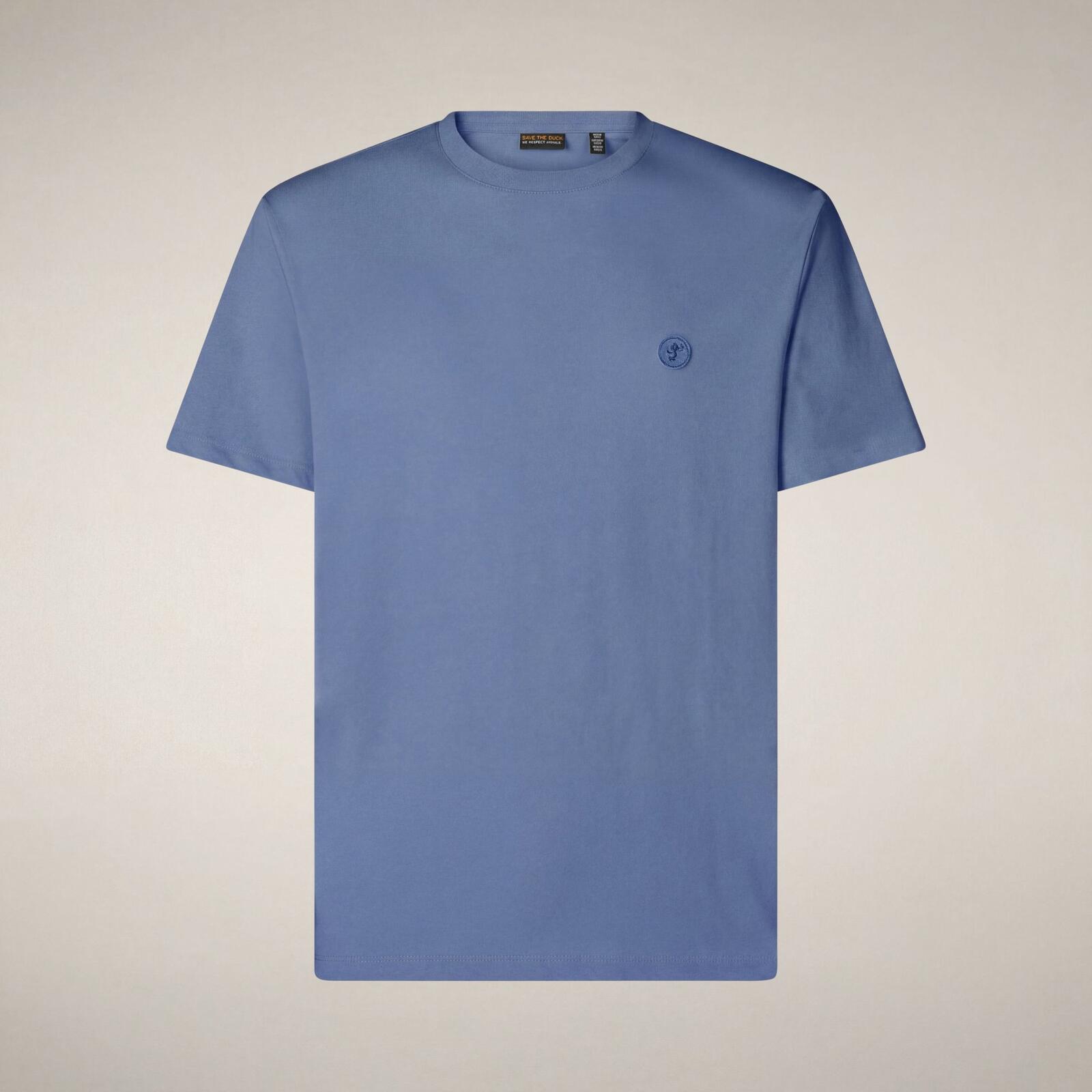 Erkek T-Shirt Açık Mavi-Adelmar