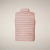 Çocuk Yelek Pastel Pembe-Dolin